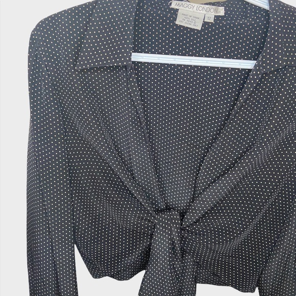 Maggy London 100% silk blouse - Picture 2 of 5